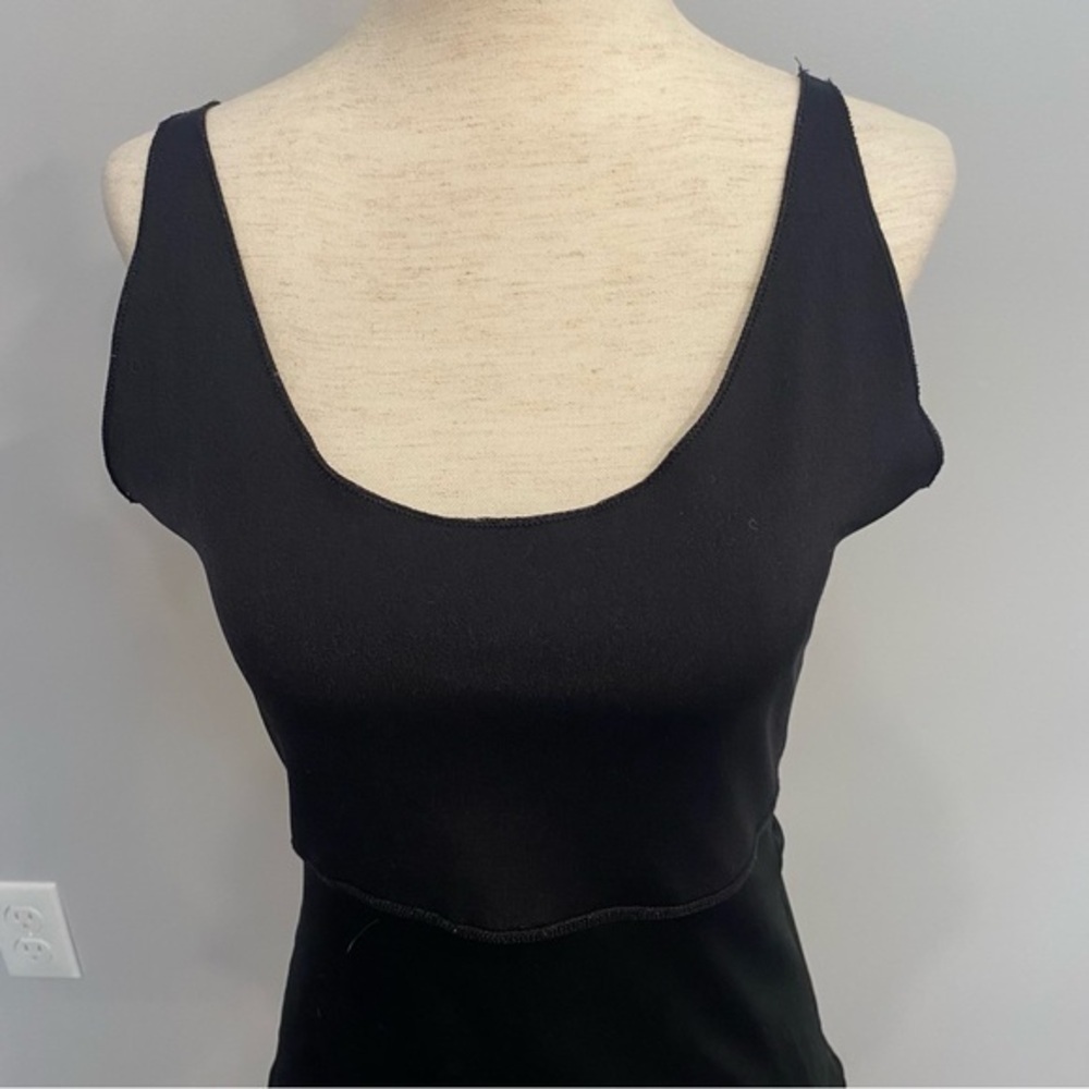 Spanx Black Scoop Neck Tank Top Large